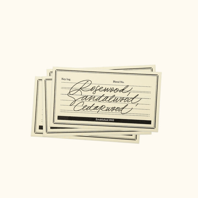 Rosewood, Sandalwood, Cedarwood