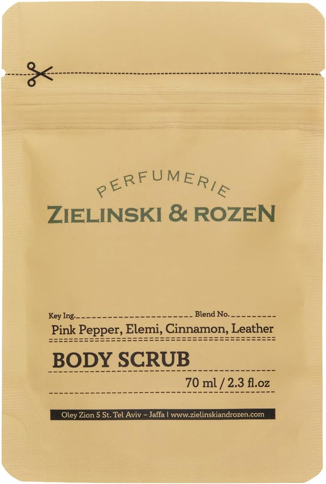 Body scrub Pink Pepper, Elemi, Cinnamon, Leather