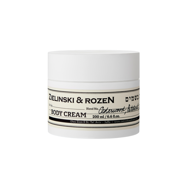 Body cream Cedarwood, Patchouli, Jasmine (200 ml)