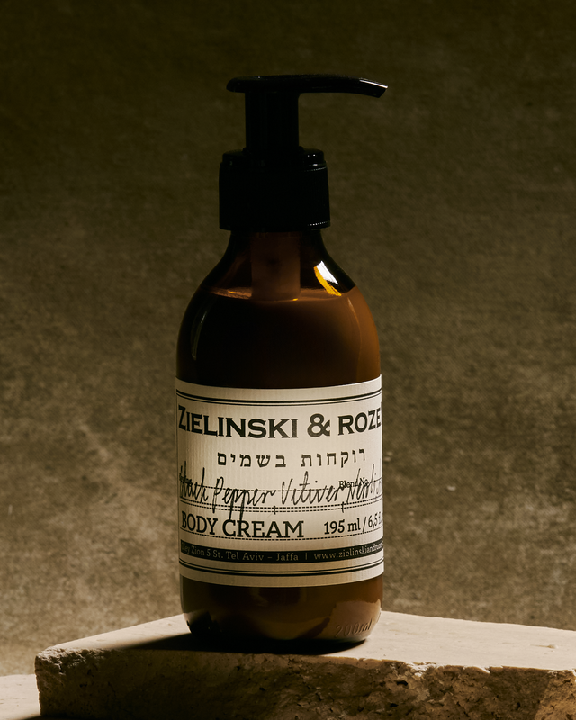 Body cream Black Pepper, Vetiver, Neroli, Amber (195 ml)