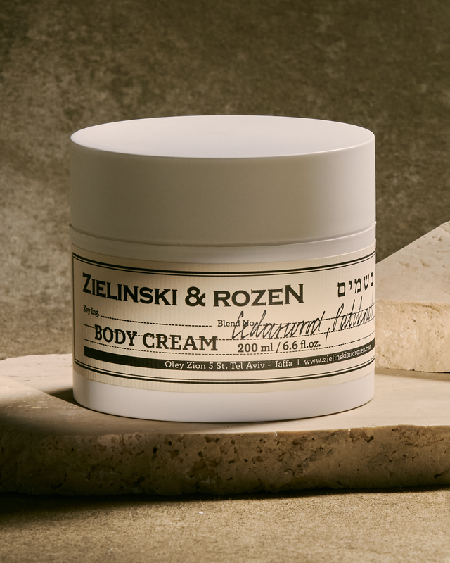 Body cream Cedarwood, Patchouli, Jasmine (200 ml)