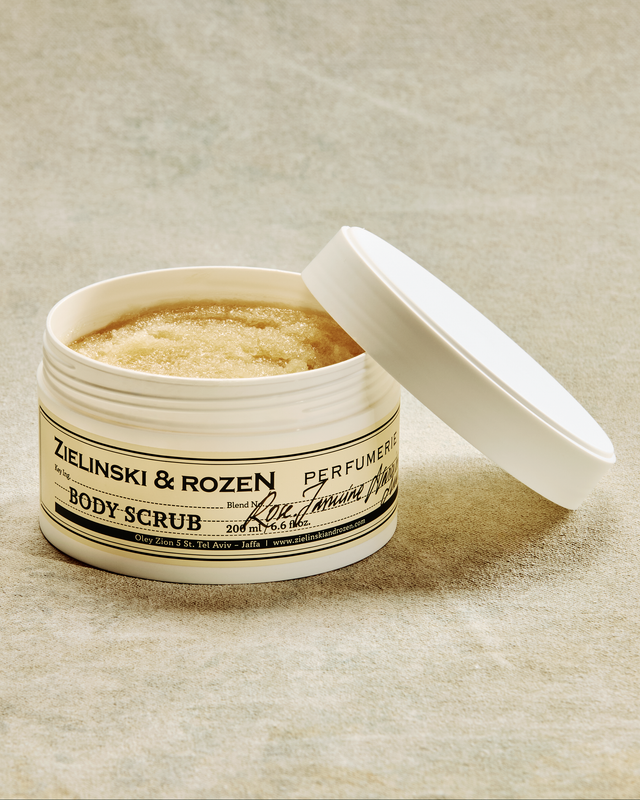Body scrub Rose, Jasmine, Narcissus, Musk (200 ml)