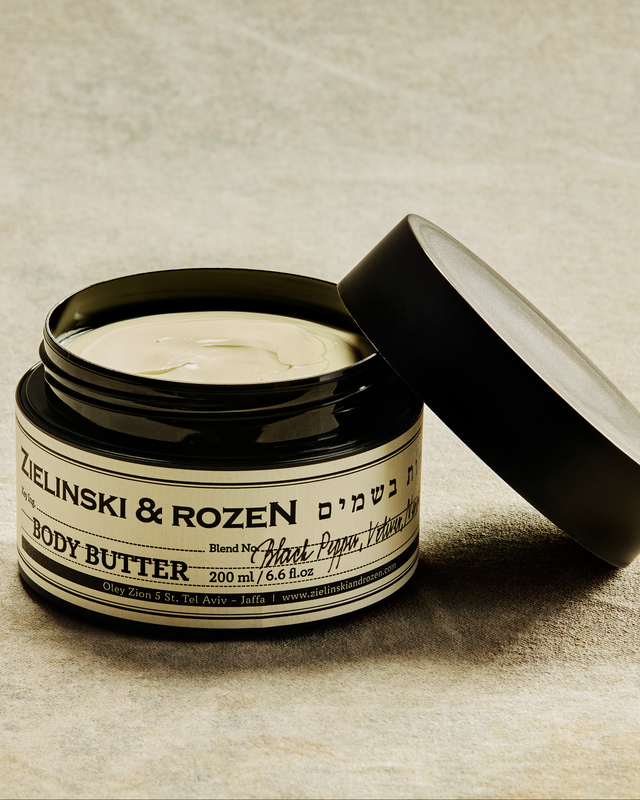 Body butter Black Pepper, Vetiver, Neroli, Amber (200 ml)