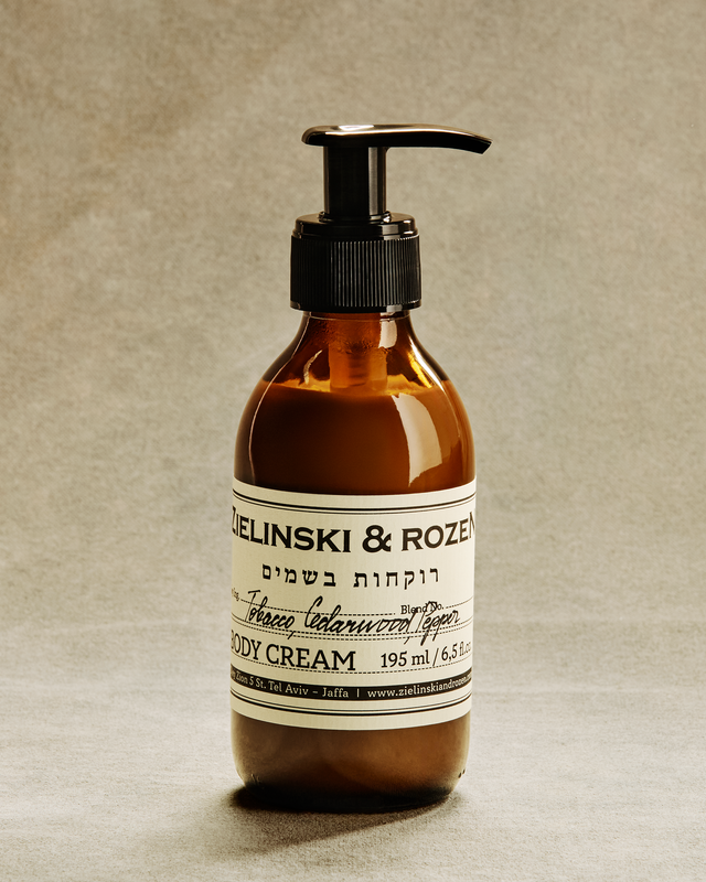 Body cream Tobacco, Cedarwood, Pepper (195 ml)