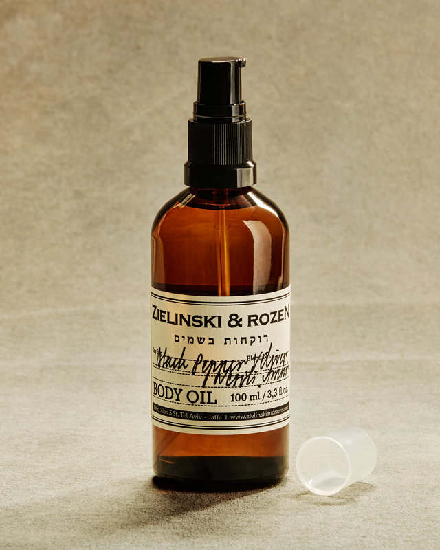 Body oil Black Pepper, Vetiver, Neroli, Amber (100 ml)