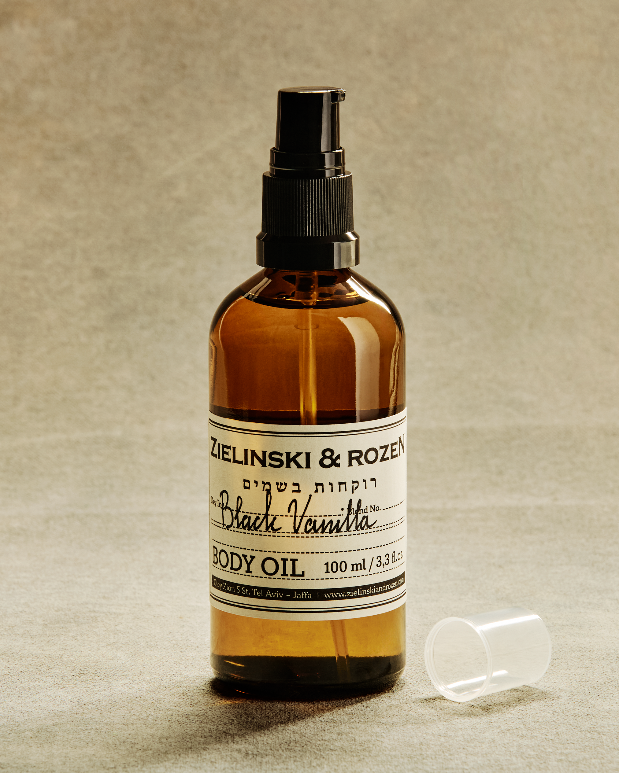 Body oil Black Vanilla (100 ml) | Zielinski & Rozen Brasil