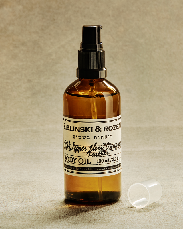 Body oil Pink Pepper, Elemi, Cinnamon, Leather (100 ml)