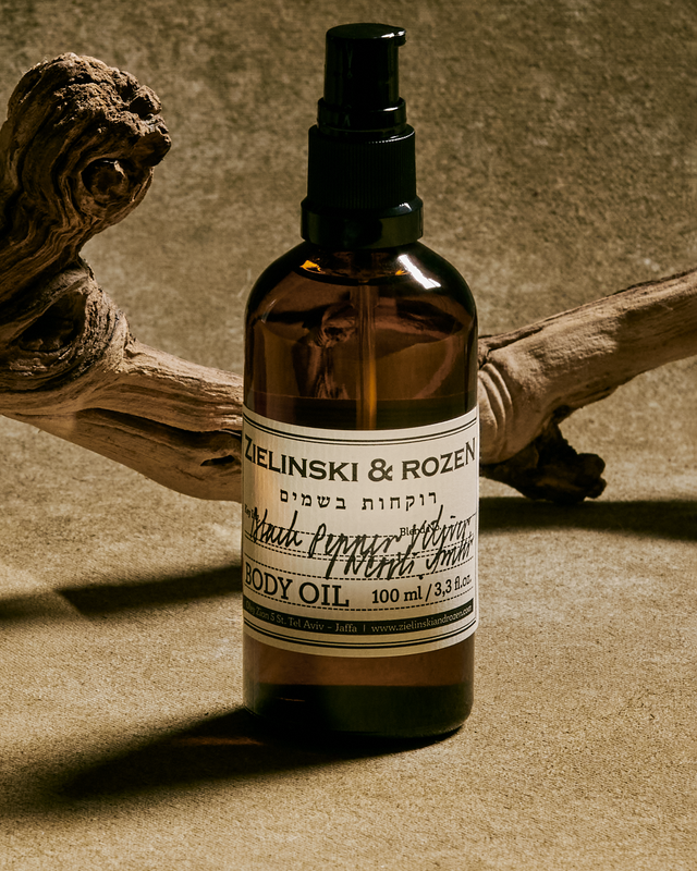 Body oil Pink Pepper, Elemi, Cinnamon, Leather (100 ml)