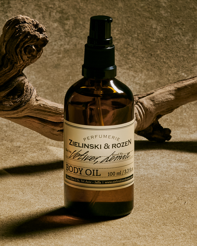 Body oil Vetiver, Lemon (100 ml)