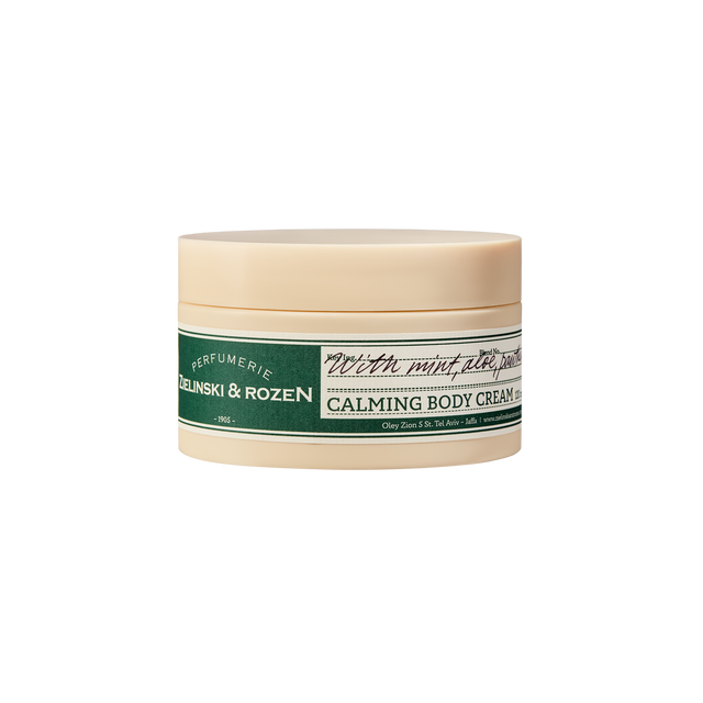 Calming body cream with mint, aloe, panthenol (120 ml)
