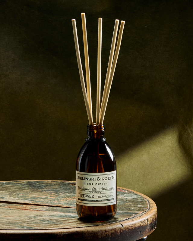 Diffuser Pink Pepper, Elemi, Cinnamon, Leather