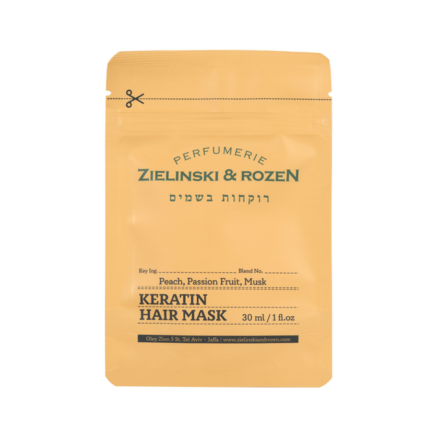 Keratin mask Peach, Passion fruit, Musk (30 ml)