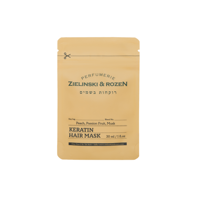 Keratin mask Peach, Passion fruit, Musk (30 ml)