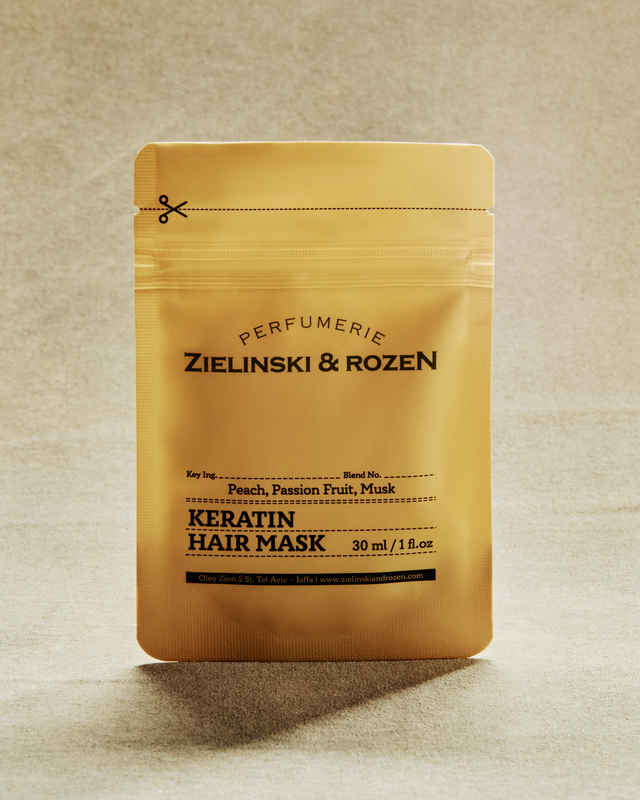 Keratin mask Peach, Passion fruit, Musk (30 ml)