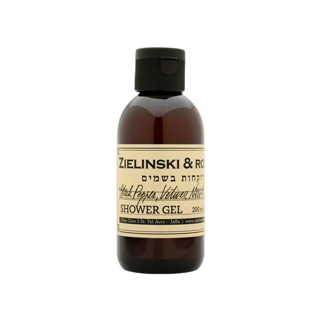 Gel de banho Black Pepper, Vetiver, Neroli, Amber (300 ml)