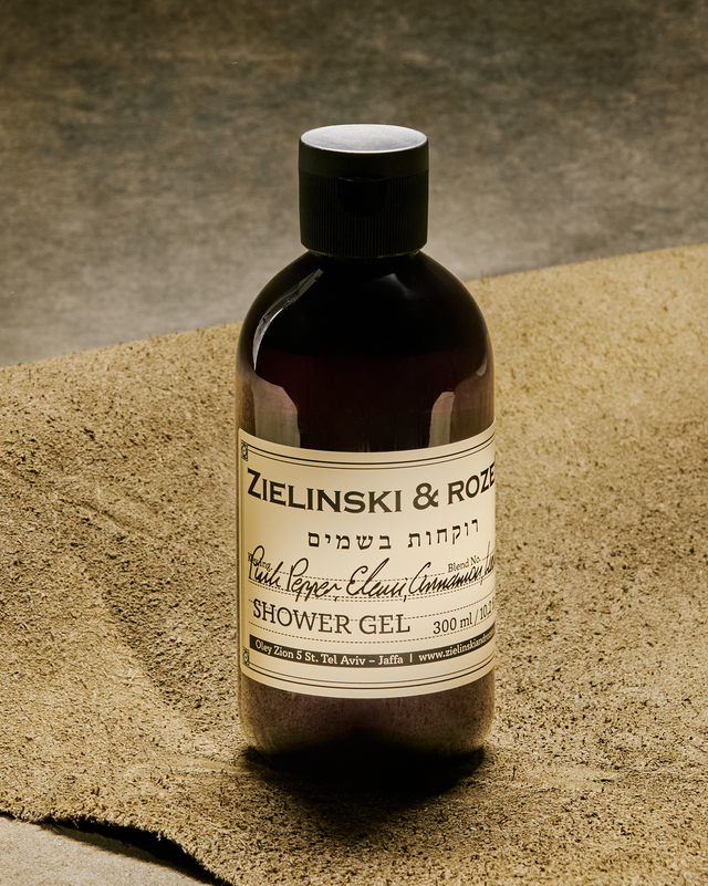 Shower gel Pink Pepper, Elemi, Cinnamon, Leather (300 ml)