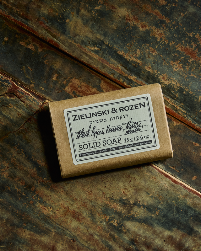 Solid soap Black Pepper, Vetiver, Neroli, Amber (75 g)