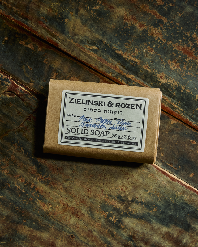 Solid soap Pink Pepper, Elemi, Cinnamon, Leather (75 g)