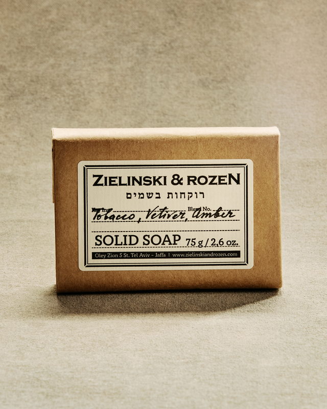 Solid soap Tobacco, Vetiver, Amber (75 g)