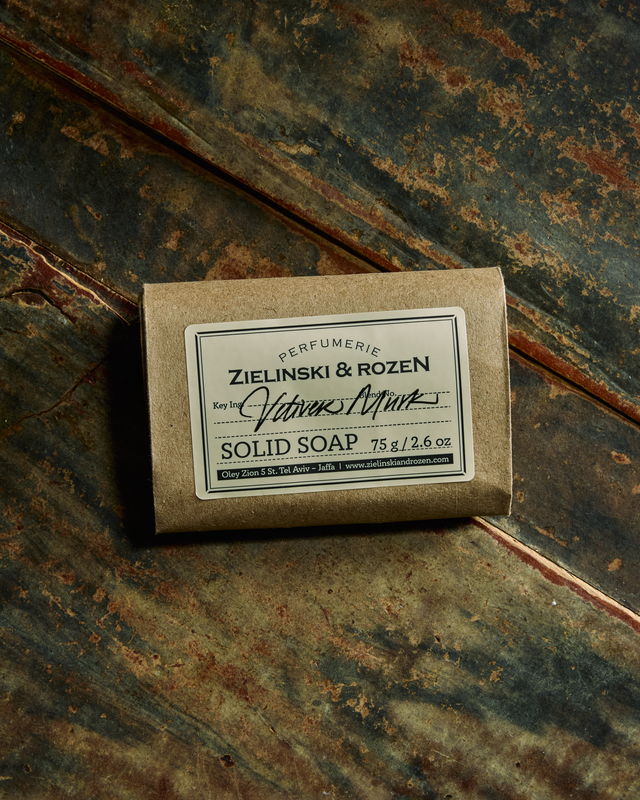 Solid soap Vetiver, Musk (75 g)