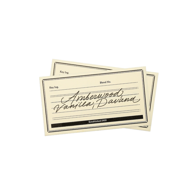 Amberwood, Vanilla, Davana