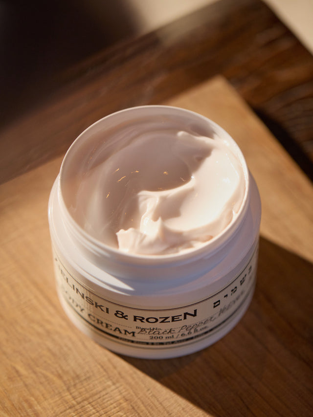 Body cream Black Pepper, Vetiver, Neroli, Amber (200 ml)