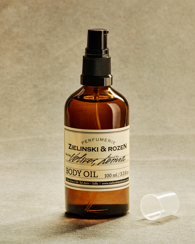 Body oil Vetiver, Lemon (100 ml)