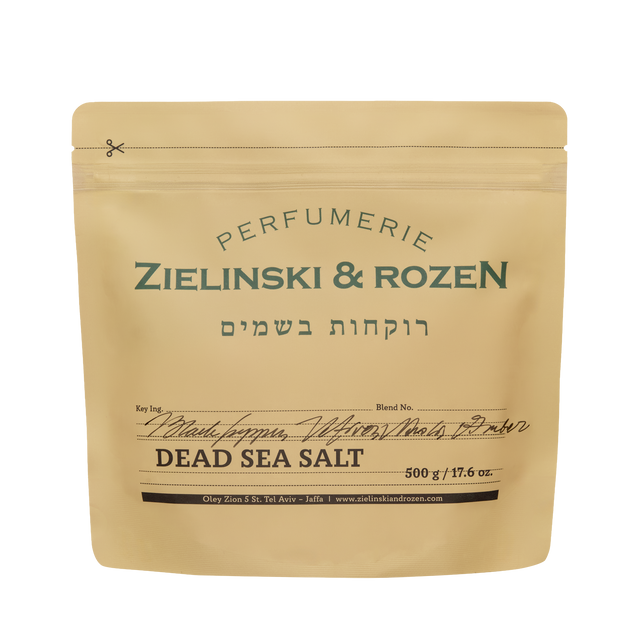 Dead Sea Salt Black Pepper, Vetiver, Neroli, Amber (500 g)