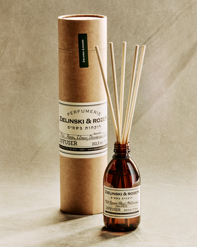 Diffuser Pink Pepper, Elemi, Cinnamon, Leather