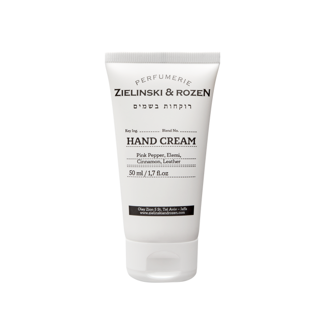 Creme para as mãos Pink Pepper, Elemi, Cinnamon, Leather (50 ml)